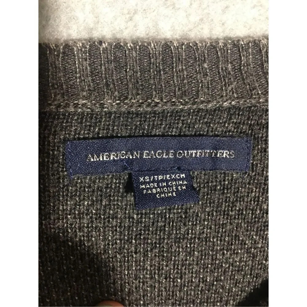 Womens American Eagle Waffle Knit Long Sleeve Shirt Loungewear Casual - Picture 2 of 5